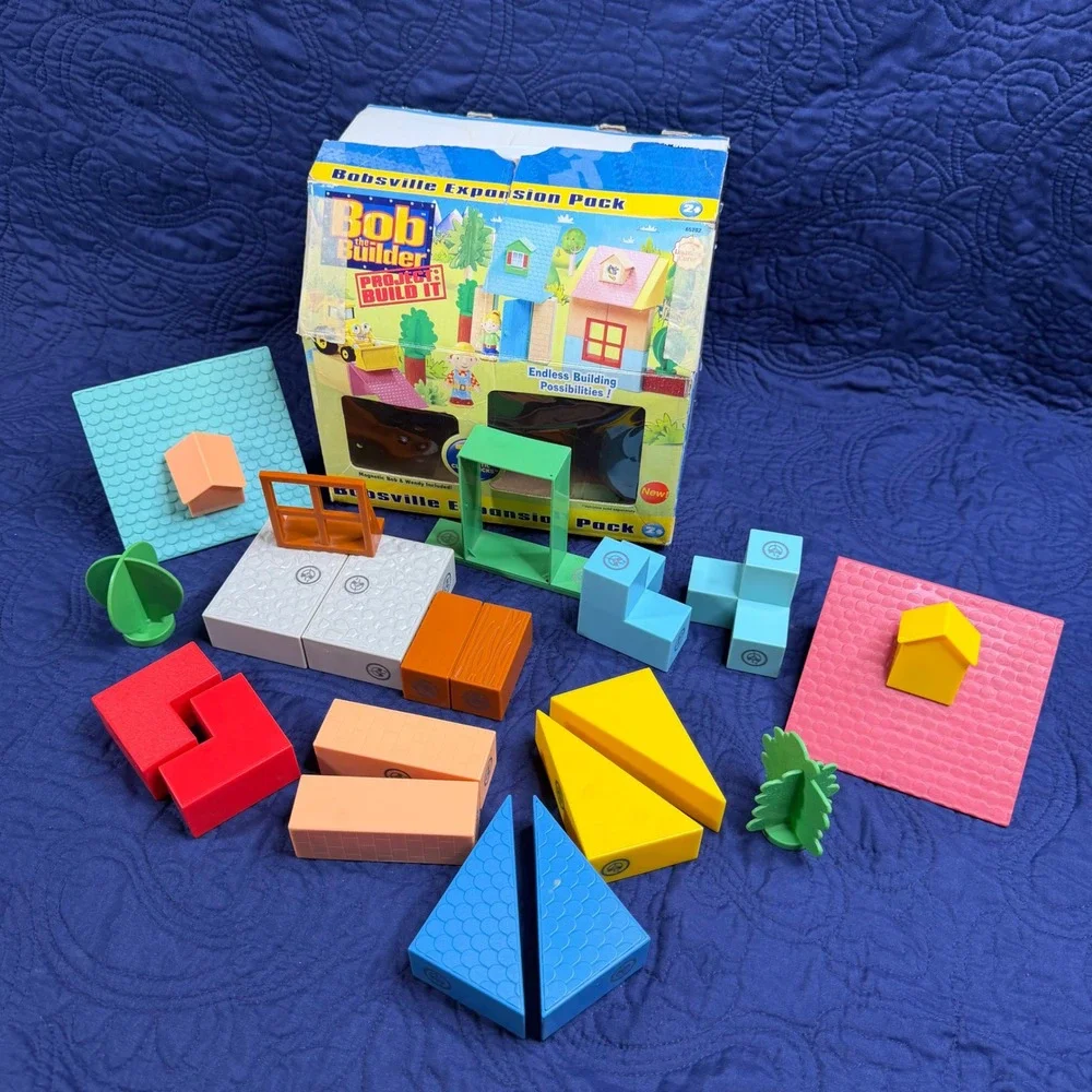 Bob the Builder Project Build It Expansion Pack Magnetic Bricks Incomplete